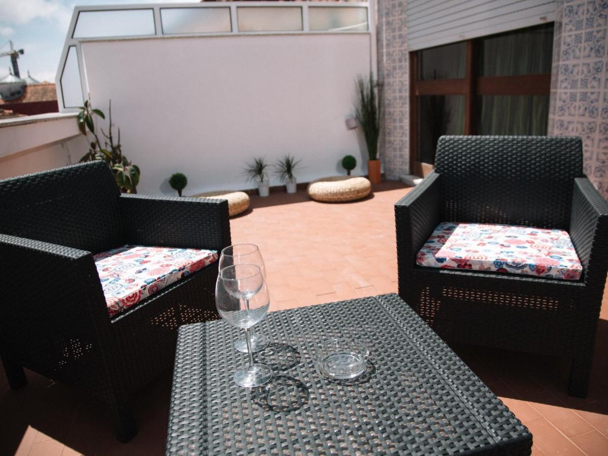 Ferienwohnung Oporto Guest Cedofeita Terrace Exterior foto
